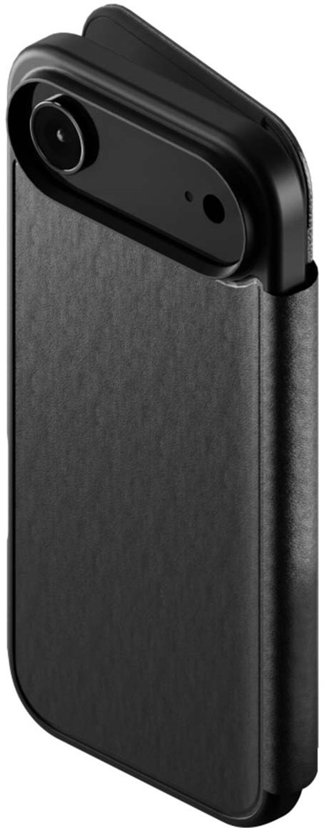 Cygnett, Hoesje geschikt voor iPhone Air - MagWallet Series Leer MagSafe & Anti-Shock, Zwart