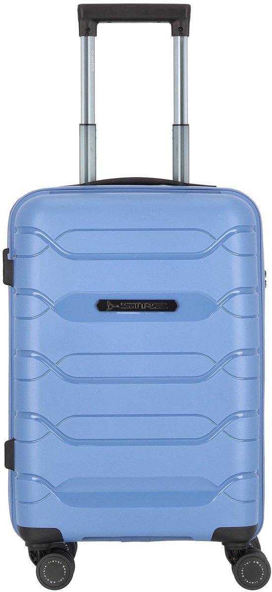 Polestream Strz by Asteroid 4 wielen Cabinewagen 55 cm - Harde bagage - TSA slot - ice blue