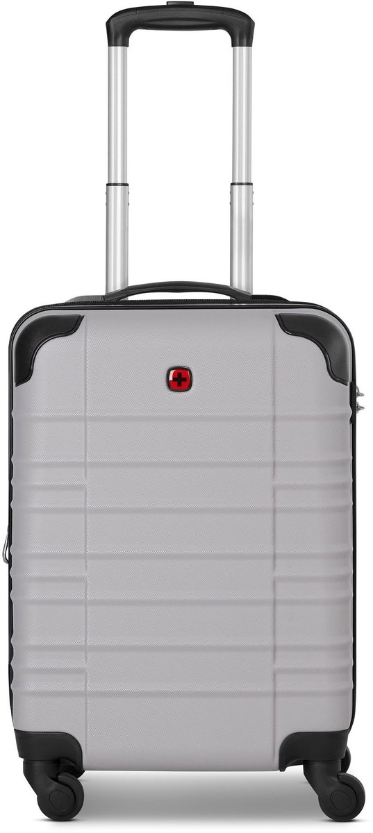 Wenger Amplar Evo 4 wielen Cabinewagen S 53 cm met uitbreidingsplooi - Harde bagage - Combinatieslot - cloud