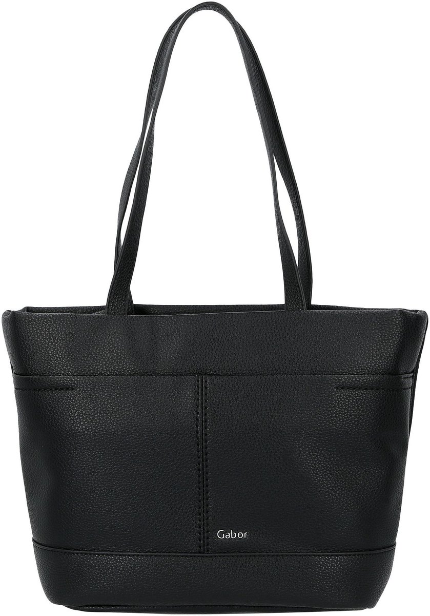 Gabor schoudertas Lenea Zip Shopper Black zwart