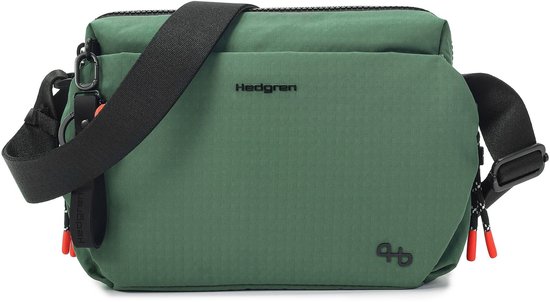 Hedgren Kosho Sac bandoulière femme – Taille moyenne – Déperlant – Duck Green