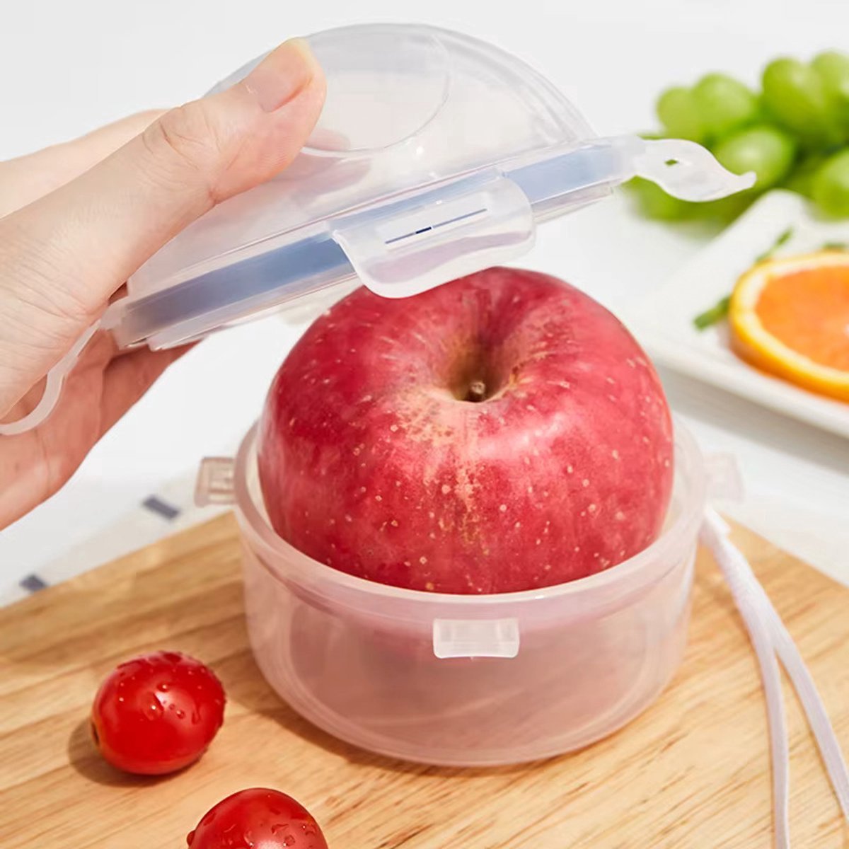 Appeldoos - Appelbox - Appeldoosjes School - Fruitbox Appel - Appelhouder - Optimale Bescherming - Vaatwasserbestendig