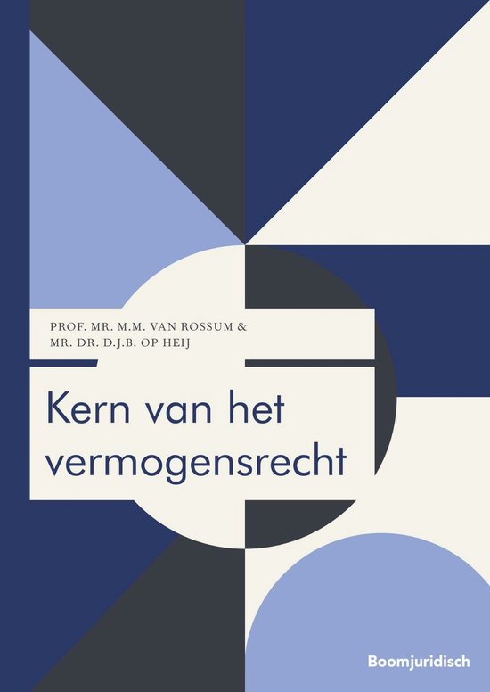Boom Juridische studieboeken - Kern van het vermogensrecht - cover