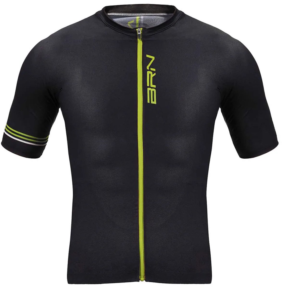 Brn Cross Korte Mouw Wielertrui Zwart XL Man