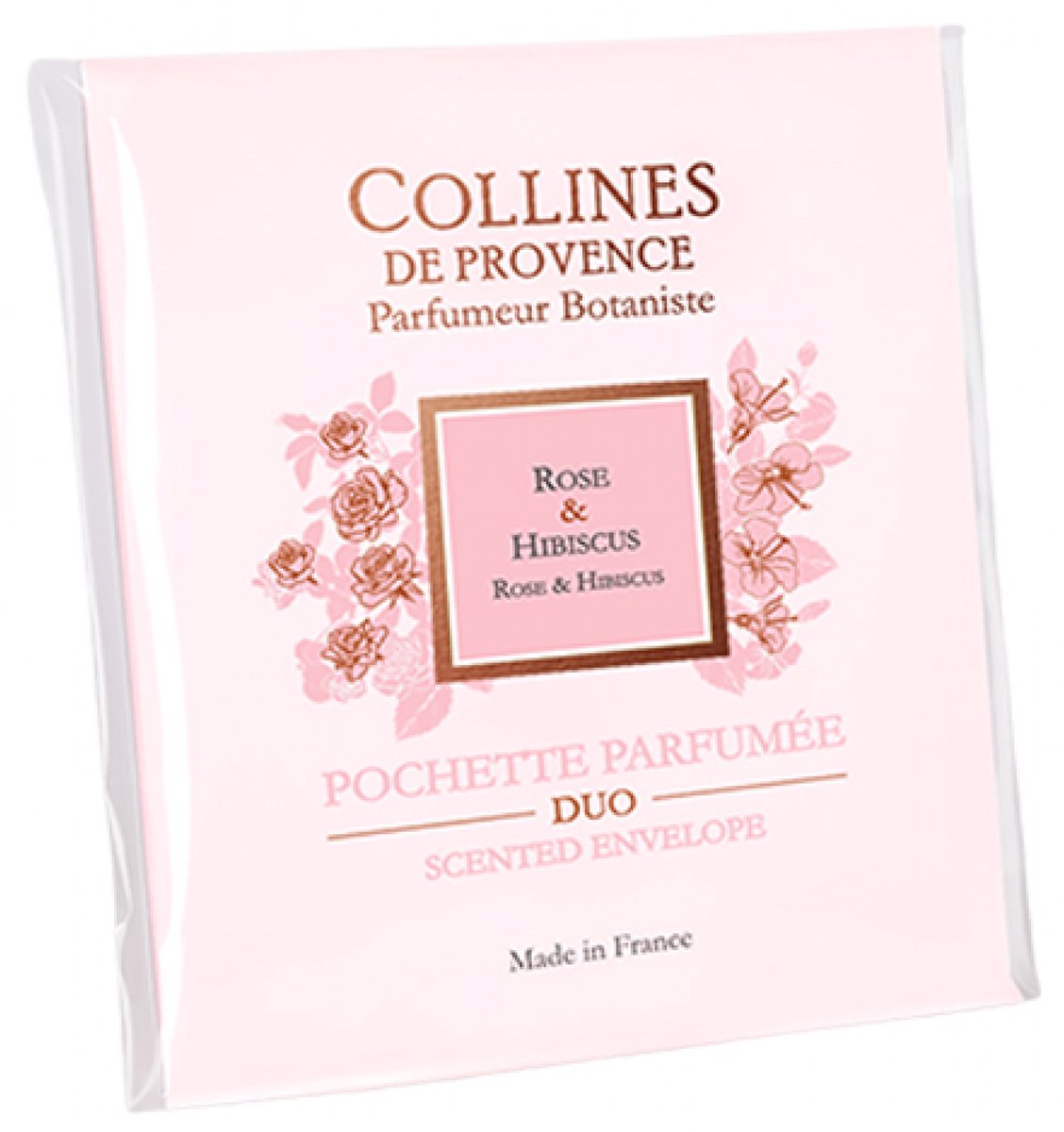 Collines de Provence Geparfumeerd Duo Zakje (Geur : Roos & Hibiscus)