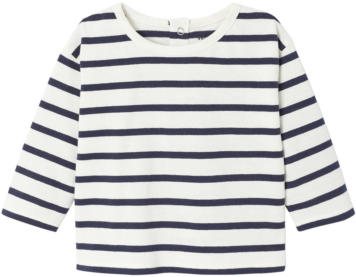 Vertbaudet Set - 2-delig - t-shirt - pakje - baby - met strepen