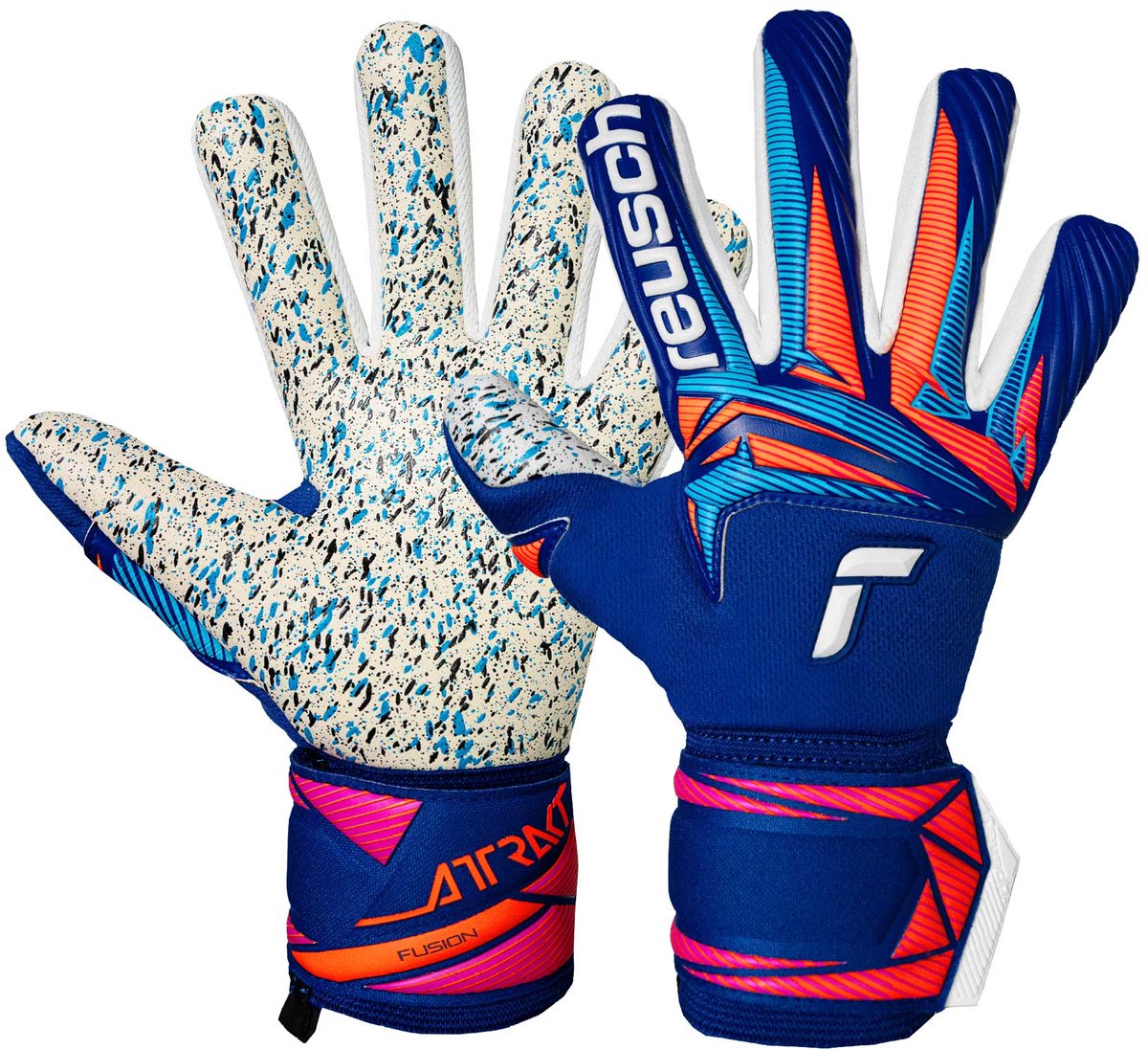 Reusch Attrakt Fusion Nc Keepershandschoenen Blauw 9