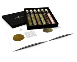 Kruiden & Specerijen Proeverij 6 tubes in Luxe Cadeau Box, Set 1
