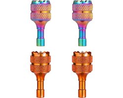 Allecto Plus - Drone Joystick Control Sticks Set van 4 stuks - Vervanging Mini Joysticks voor Drone Controller - Geschikt voor DJI Mini 3 Pro - RC Smart Controller Accessoires - Oranje kleur