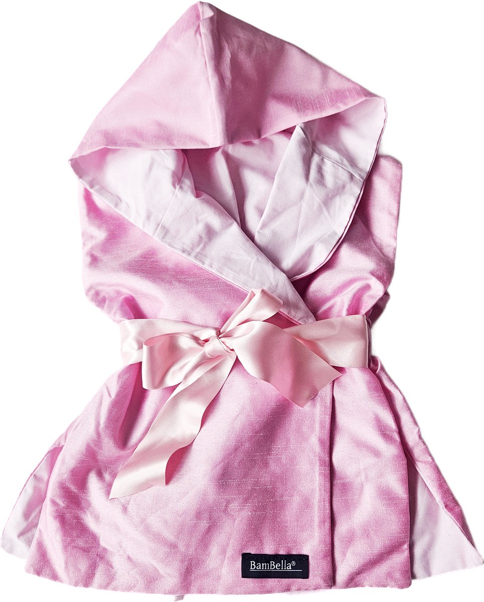 BamBella ® - bodywarmer - maat 92 - Zomerjas jas meisjes kinder jas kind baby panterprint lente dierenprint bruin zwart