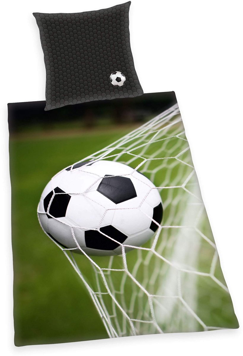 Unyqoos Comfortabele en ademende voetbalbeddengoedset voor jonge voetbalfans