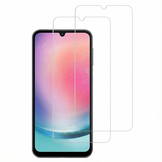 Protection d'écran Accezz - Compatible avec Samsung Galaxy A25 (5G) - Lot de 2 protections d'écran en verre