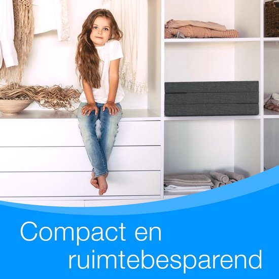 Opvouwbaar Matras 75x200 cm - Dik 8 cm Vouwmatras als Logeerbed, Reismatras of Zitelement — afbeelding 4