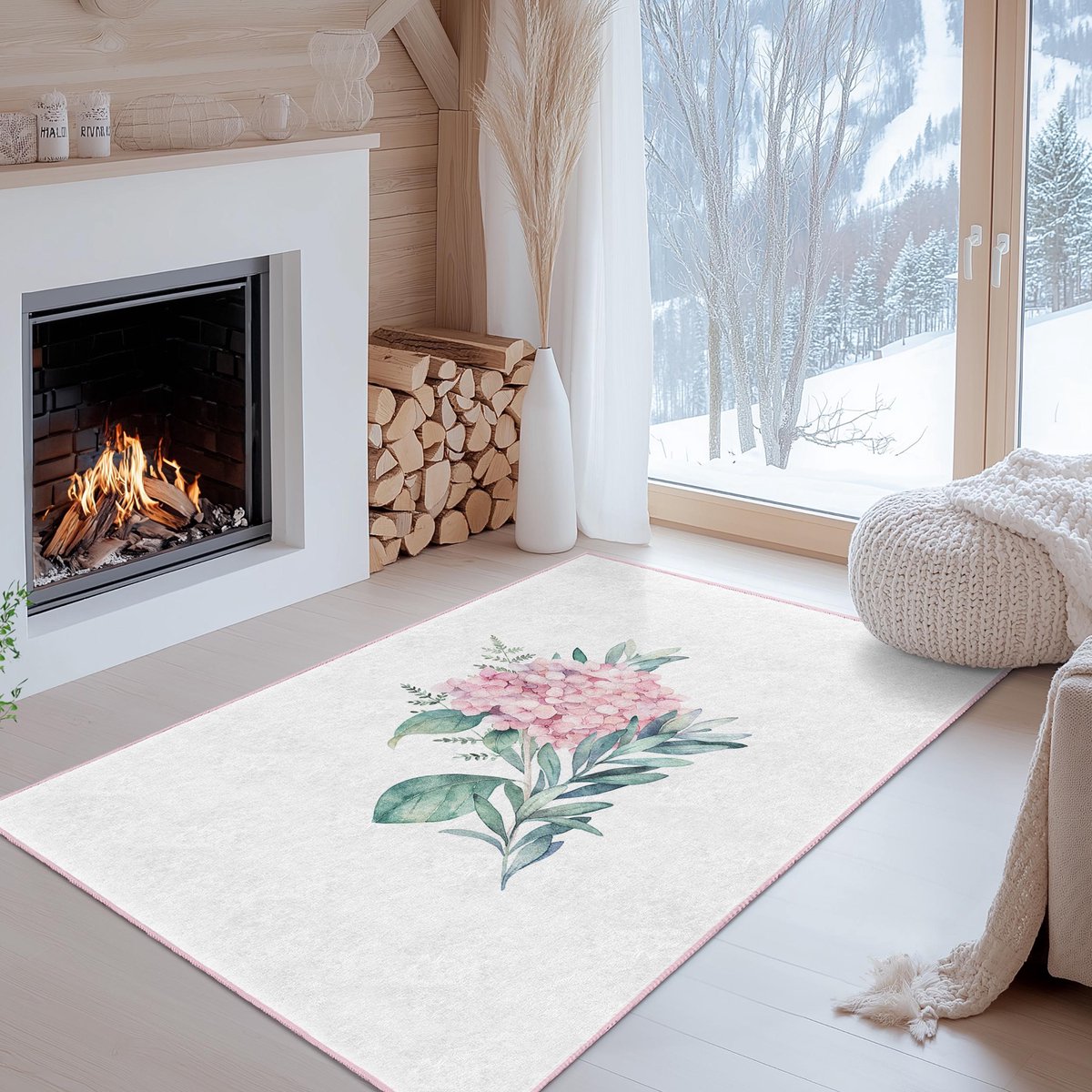 Mila Home - Tapijt Vloerkleed Rechthoek - Wasbaar - Antislip - OEKO-TEX Gecertificeerd - Voor Woonkamer, Slaapkamer, Keuken & Hal -208 5