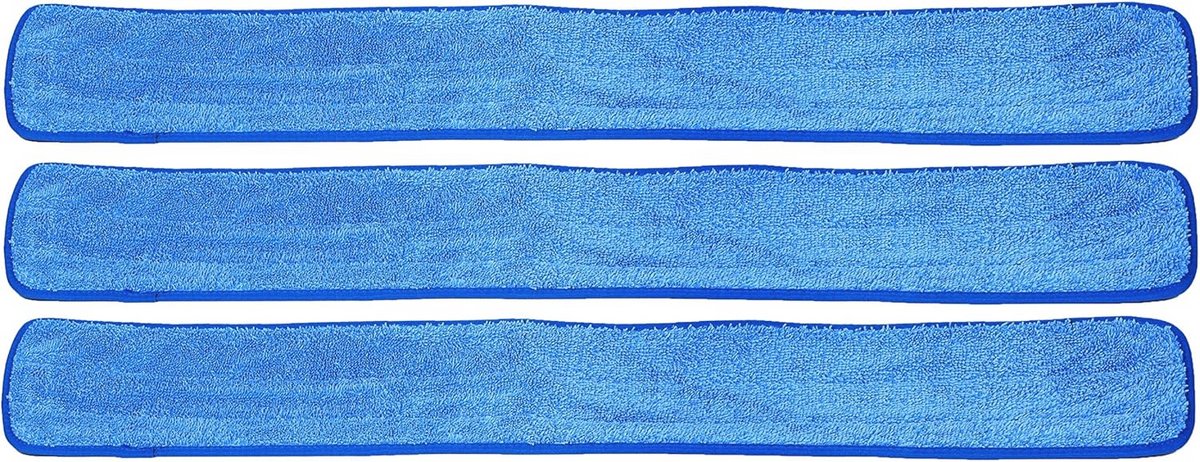 48 Inch Microvezel Natte Mop Refill Pads - 3 Pack voor Efficiënt Schoonmaken