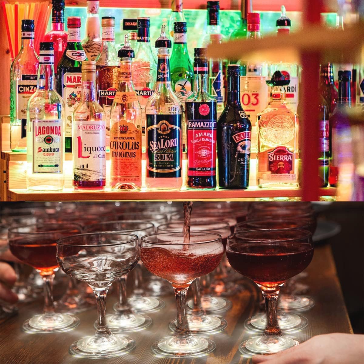 LED Onderzetters voor Drankjes - 12 Stuks Verlichtingsset voor Feesten en Bruiloften