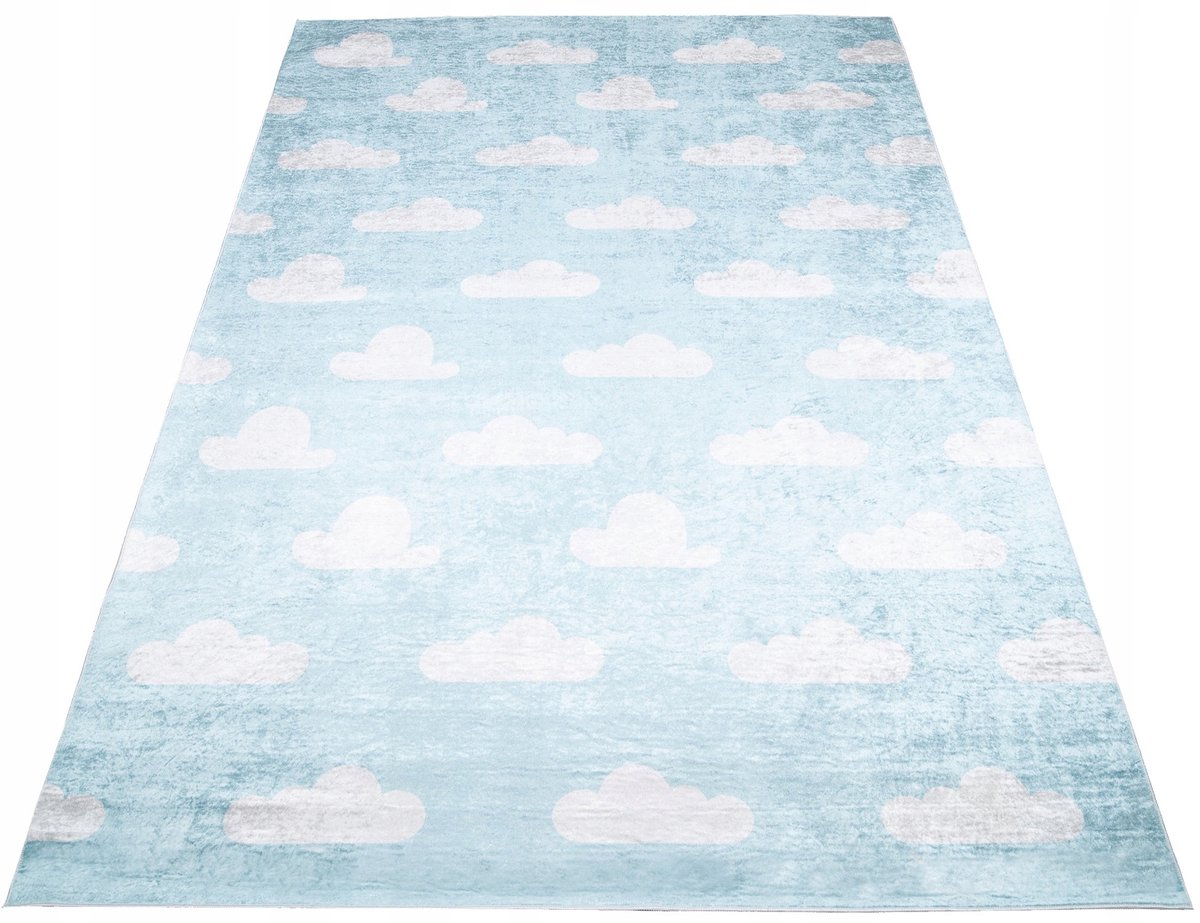 Kinderkleed 140x200cm - Vrolijke Wolken & Hemel Design