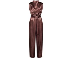 SISTERS POINT Guto-ju5 - Dames Jumpsuit - Brown - Maat XL