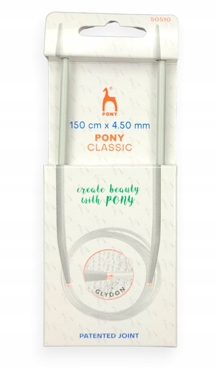 Pony Teflon Breinaalden 150 cm 4,5 mm - Soepel Breien