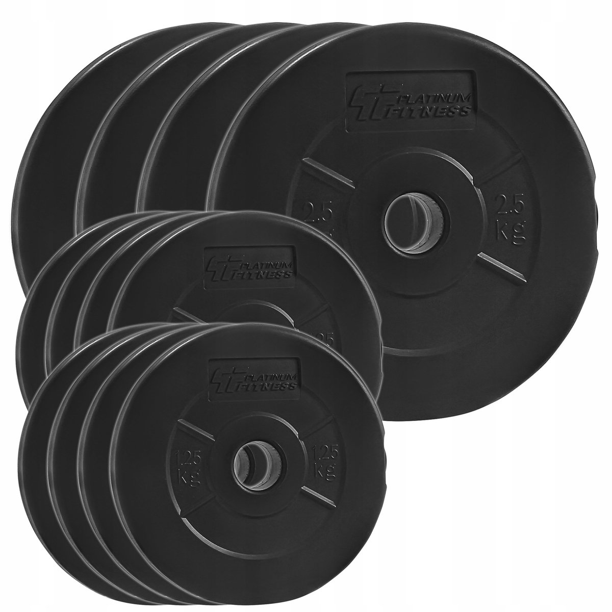 Merkloos Bitumen Gewichtset 20kg - 29mm Gatdiameter