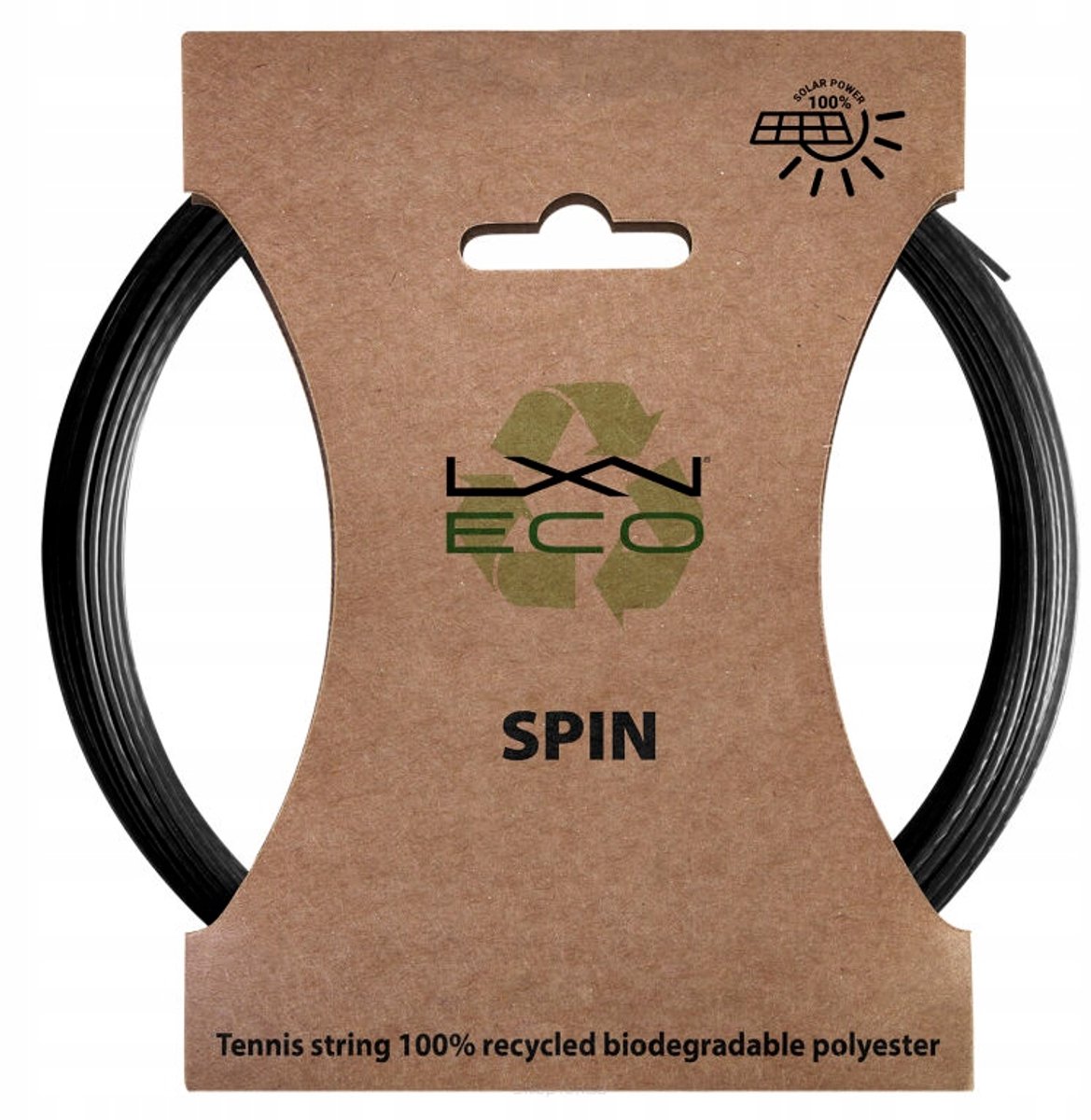 Luxilon Eco Spin 1.25mm Zwarte Polyestern String - Rotatie & Duurzaamheid