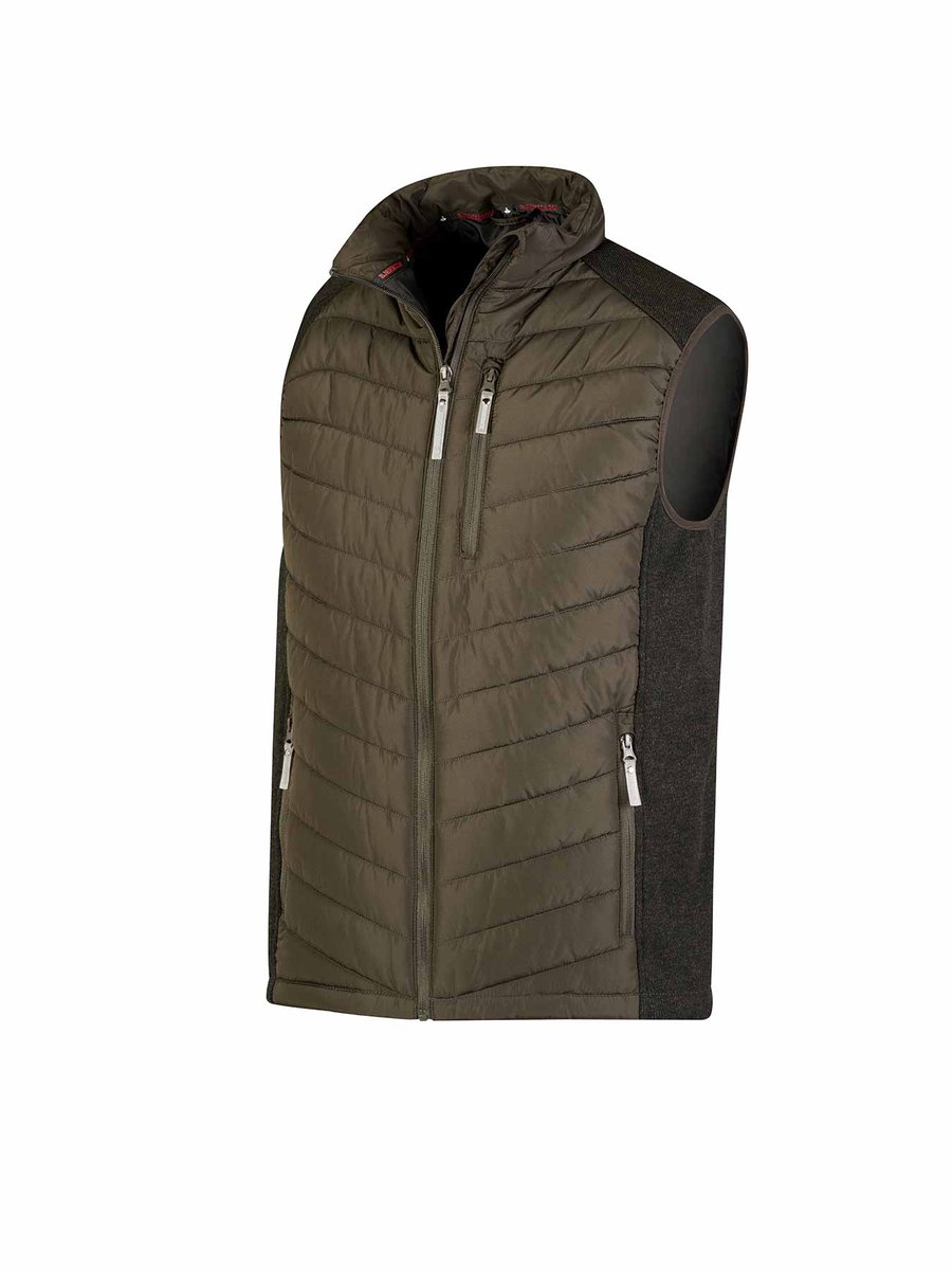 BJØRNSON Stig Bodywarmer Winddicht Heren - Maat 4XL - Olijfgroen
