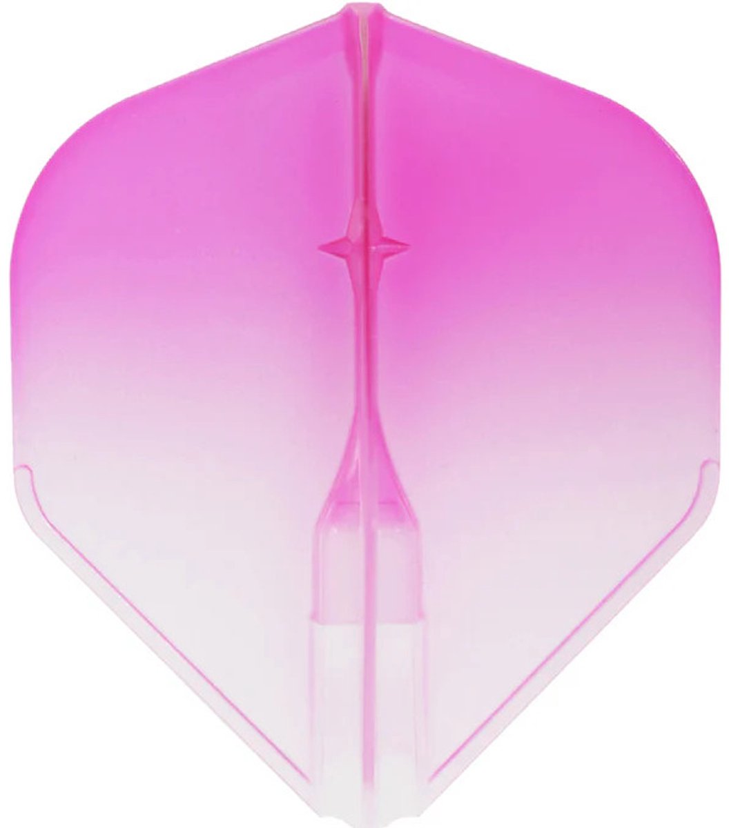 L-Style EZ L1 Standard 2-Tone Clear White Pink - Dart Flights