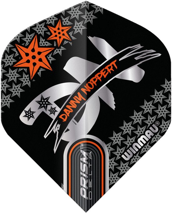 Winmau Prism Delta Danny Noppert Black - Dart Flights van Winmau — afbeelding 3