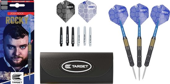 Target Josh Rock Brass Set 22 Pieces - Dartpijlen van Target — afbeelding 3