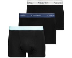 Calvin Klein 3 Pack Relaxed Dart Trunks - Icon Cotton Stretch