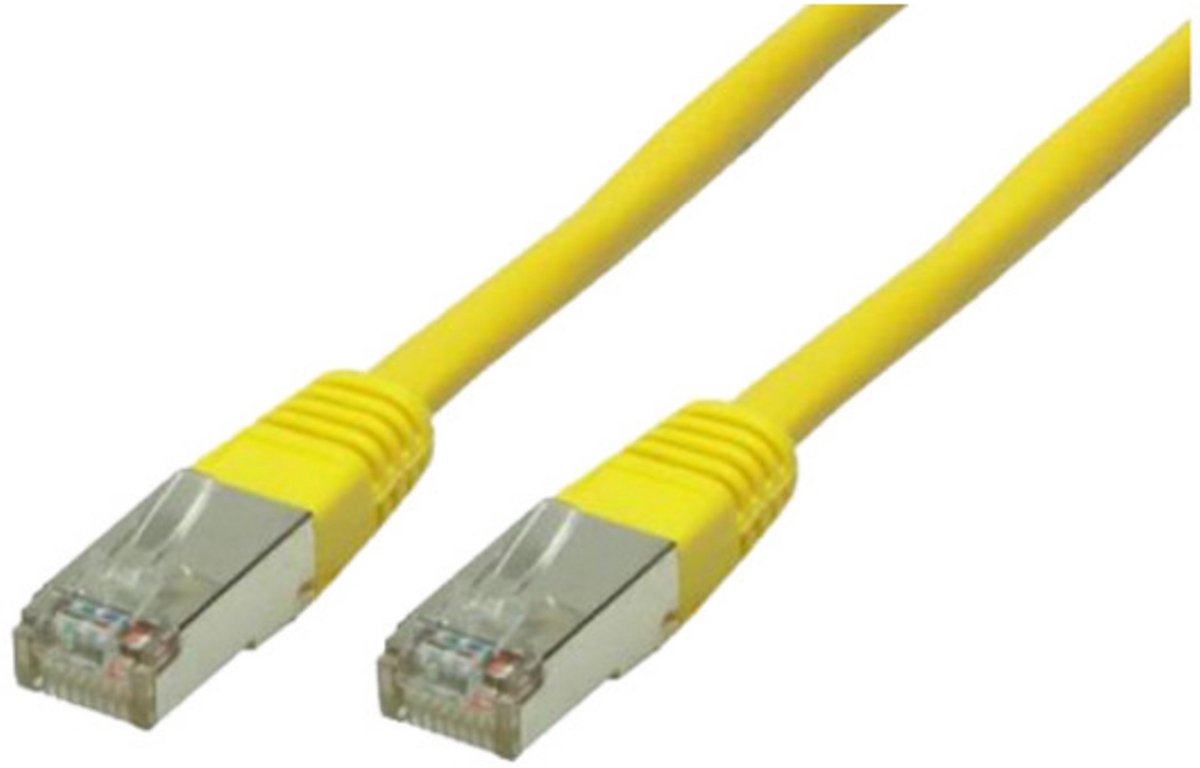 Patchkabel cat 6 S/FTP PIMF Halogenfrei gelb 2m