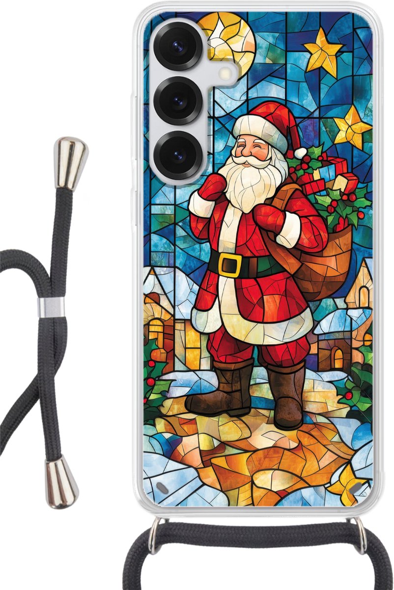 Kerstman - Glas - Kleurrijk