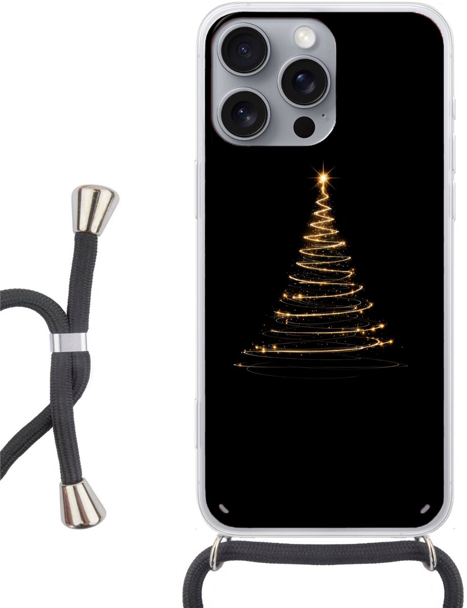 Magisch - Kerstboom - Lichtspiralen - Zwart