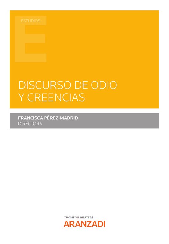Discurso de odio y creencias - cover