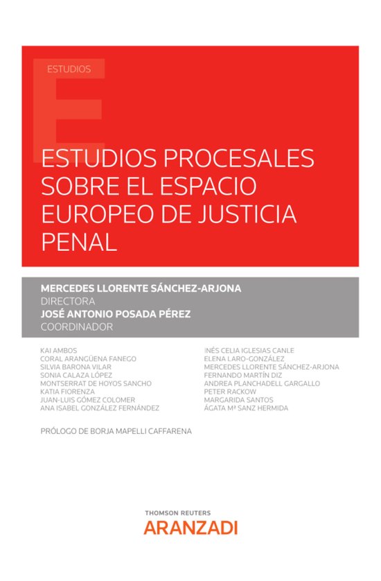 Estudios procesales sobre el espacio europeo de justicia pen ... - cover