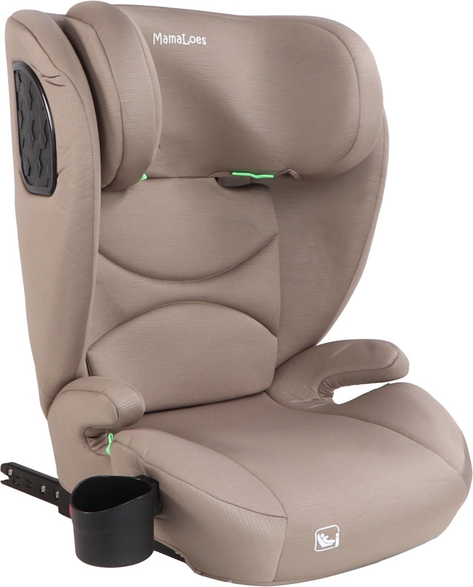 MamaLoes Liv Taupe Isofix 100-150 cm i-Size Autostoel