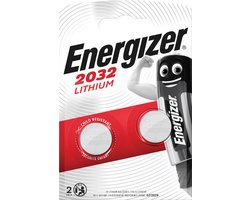 Energizer Knoopcel batterij 3V CR2032 / DL2032 - Blister van 2 stuks