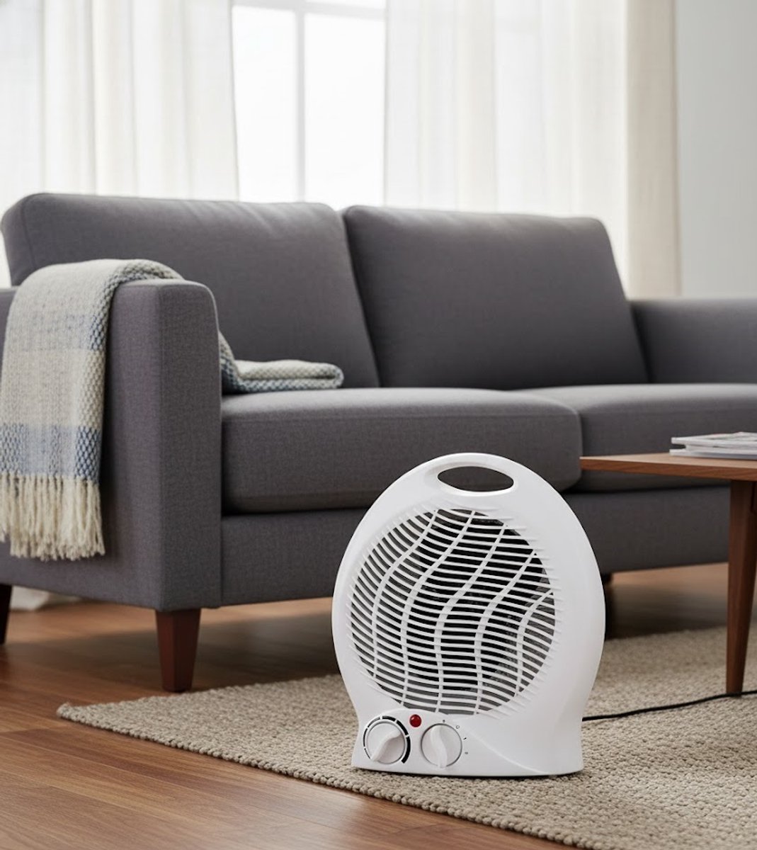 Compacte en Krachtige Ventilatorkachel 2000 - 2000 W – Snel Verwarmen - Medahomestore