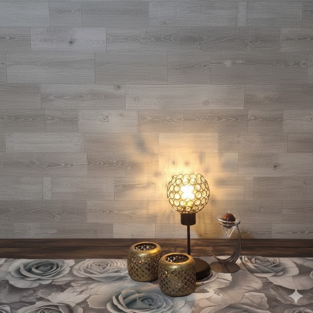 Erismann - Vliesbehang - 5819-11 - 10,05x0,53 m - grijs, afwasbaar