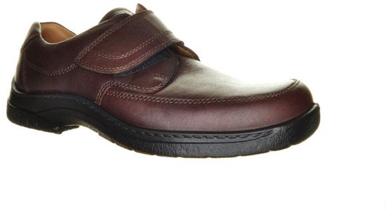 Jomos Gesloten Bruine Herenschoen Velcro maat 44
