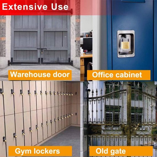 6 stuks mini-hangsloten, met 6 stuks gekleurde sleutelplaten, koperen slotset met sleutel, bagageveiligheidsslot, geschikt voor koffers, rugzakken, brievenbussen, juwelendoosjes