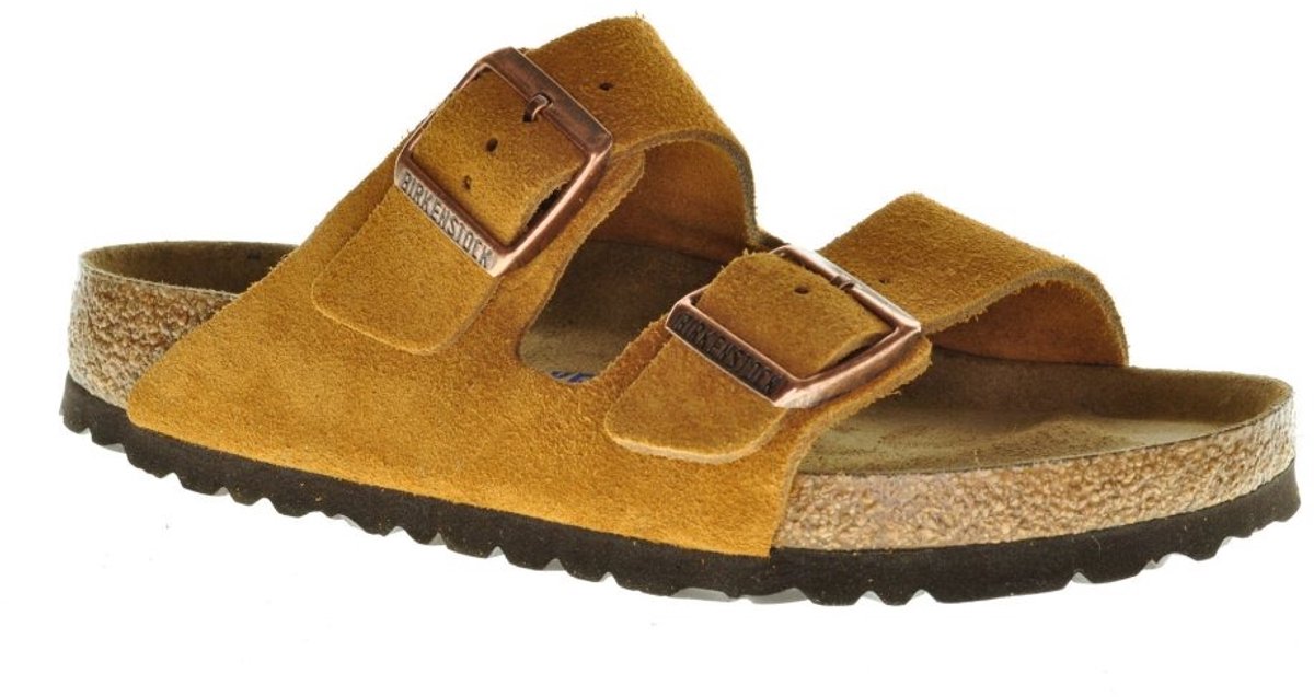 Birkenstock Arizona BS Slippers Mink Regular Fit – Dames Bruin