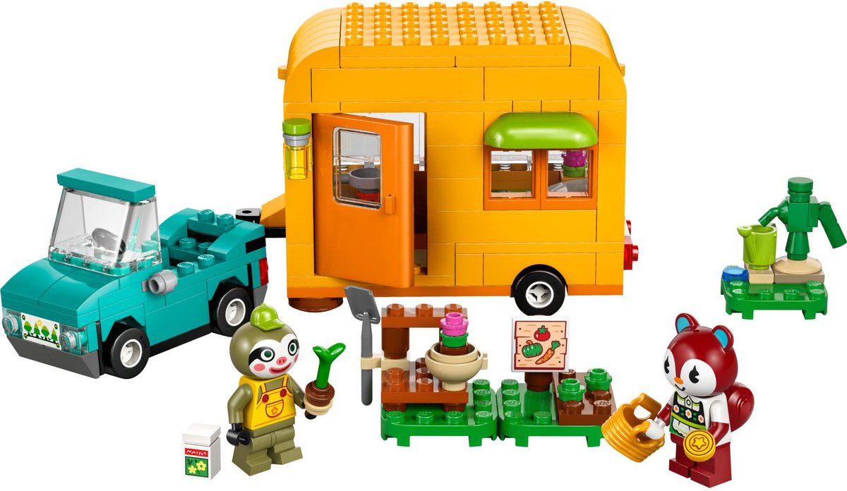 LEGO Animal Crossing Leifs caravan en tuinwinkel thumbnail 6