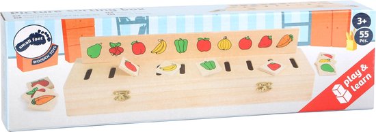 Small Foot - Afbeeldingen Sorteerbox, 55 dlg. van Small Foot — afbeelding 2