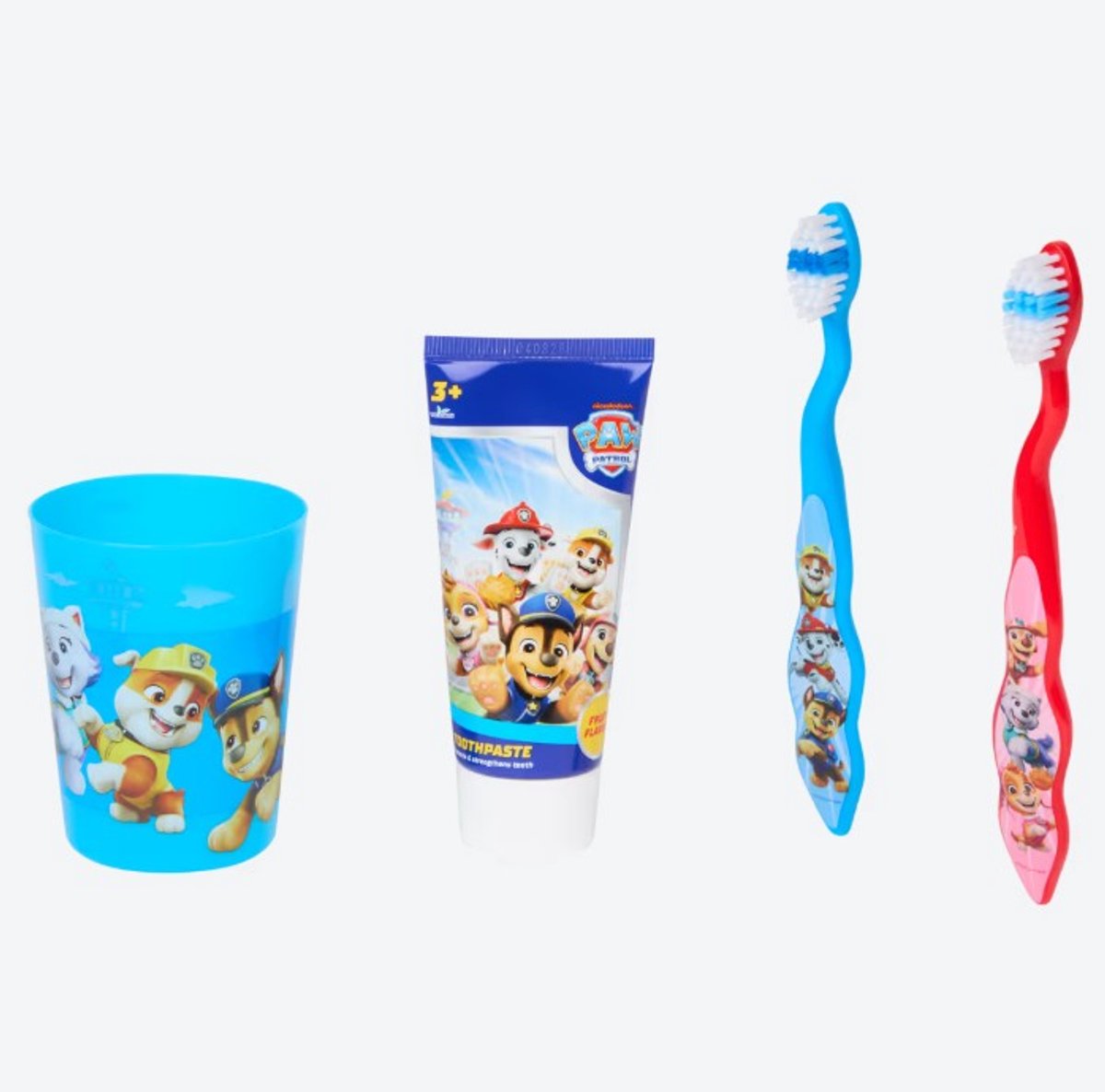 Paw Patrol Gevuld Tandpasta Reistasje 5-delig