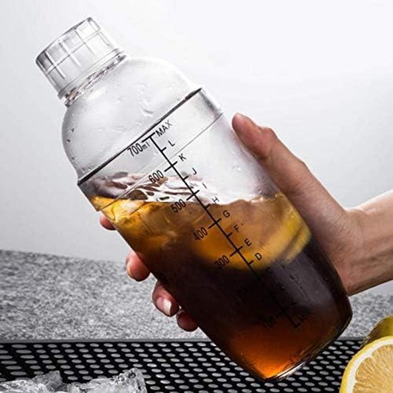 Foto: Ronte cocktailshaker maatfles thee drankmixer 1000 ml voor bar party en thuis