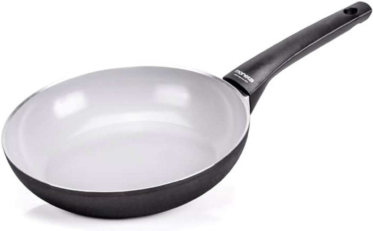 Koekenpan 20 cm met natuurlijke coating, geschikt voor inductie, gemaakt van gerecycled aluminium