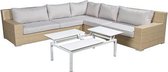 Beach7 Isla Margarita lounge bank Grey teak 300 x 300 hoekset