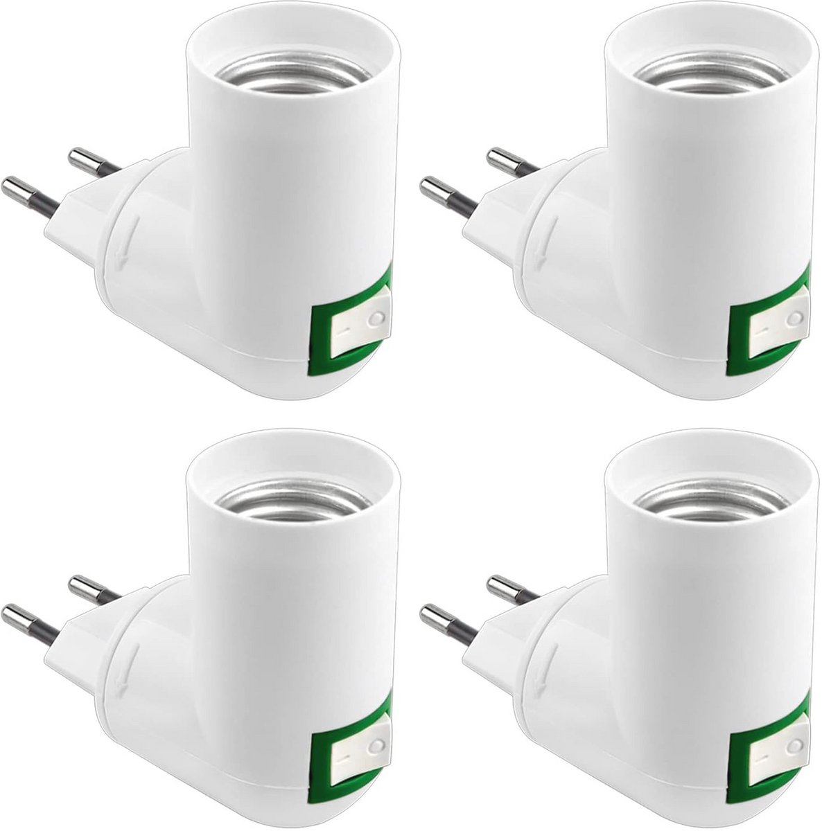 E27 fitting met draadloze schakelaar voor wandlamp, led-lamphouder voor slaapkamer en keukenverlichting