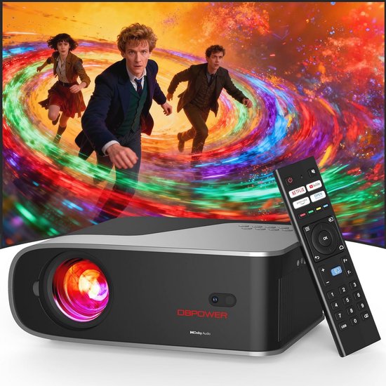 Compatibel met Netflix Google CTS goedgekeurd] Slimme projector Native